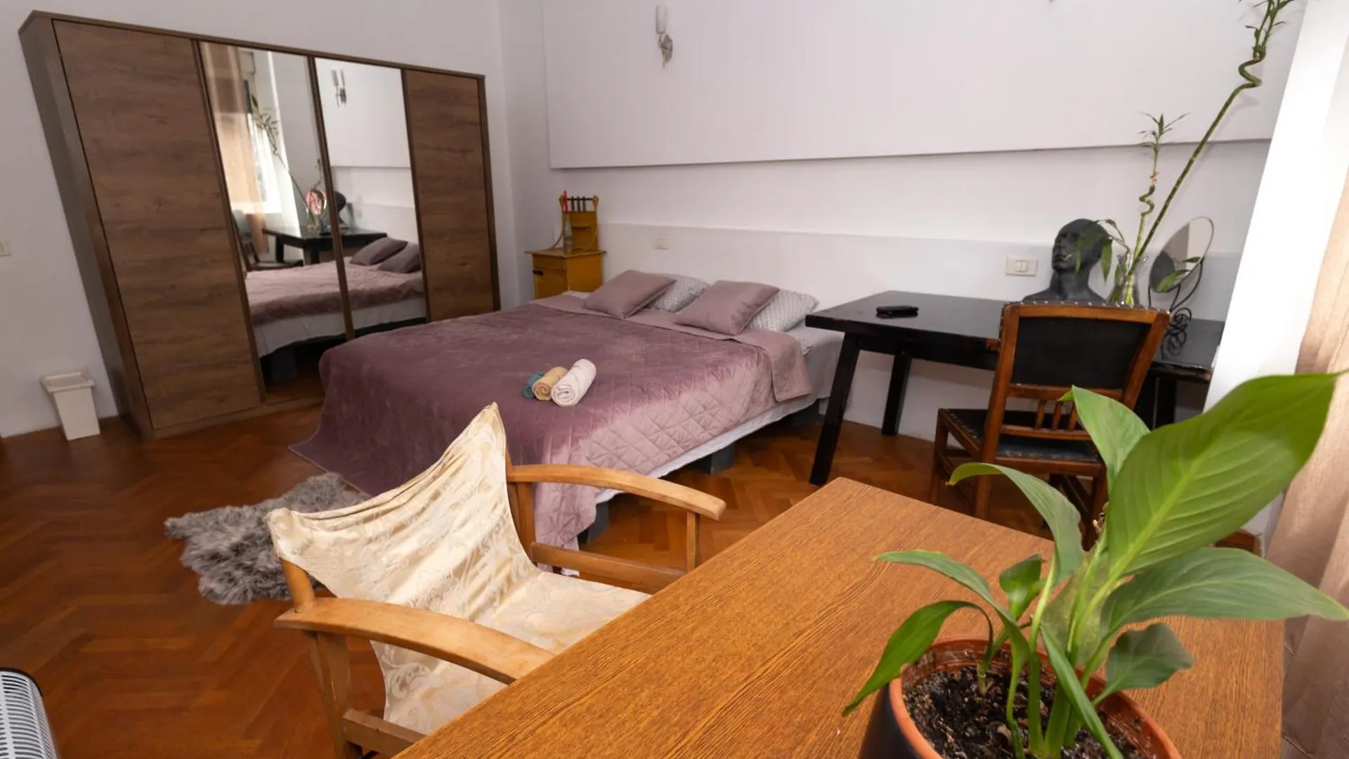 Shared Retro Vintage Luxury Apartment Bucureşti Pensiune